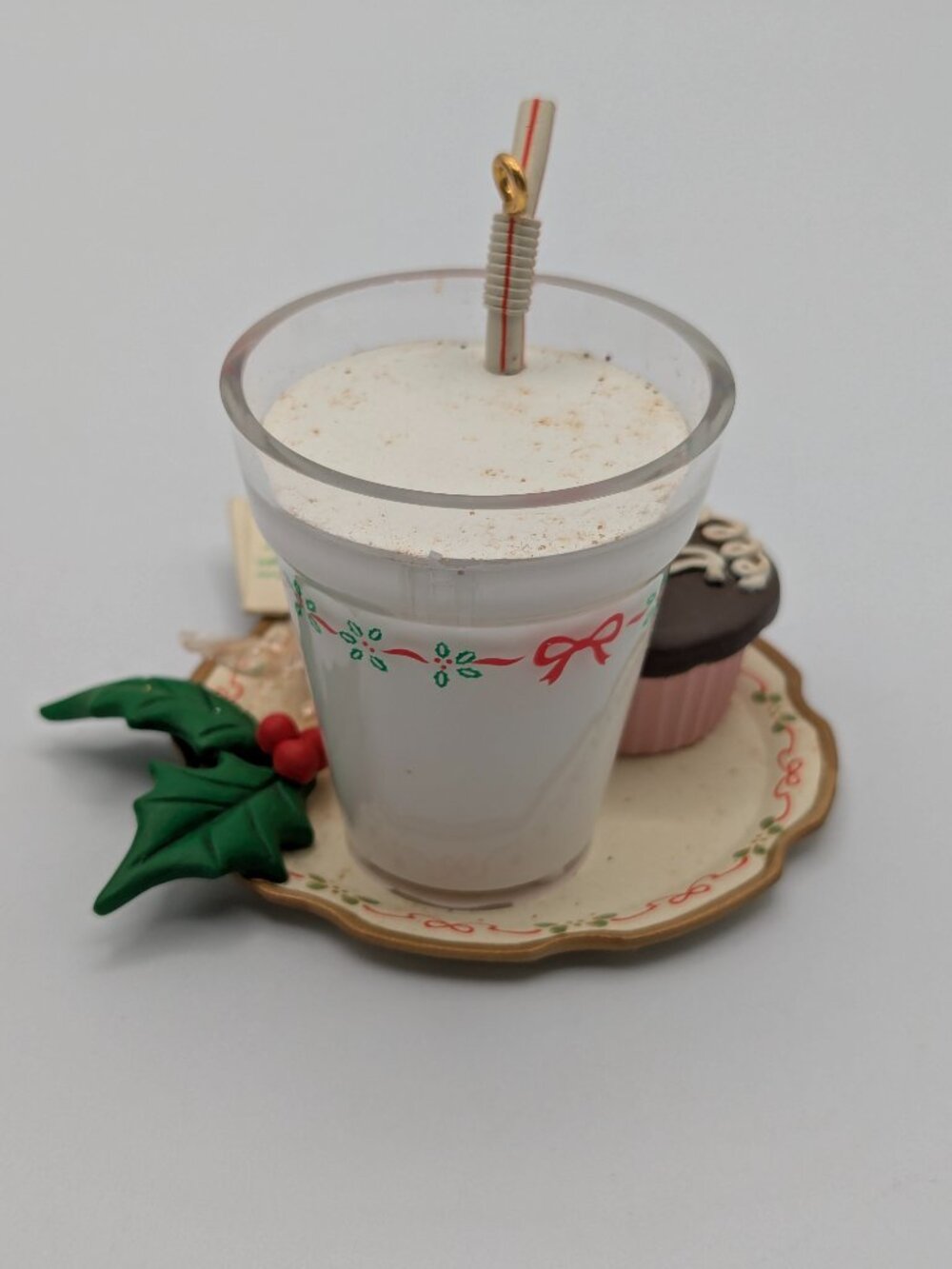 Enesco Treasury of Christmas "Santa's Midnight Snack" 1992 Vintage Ornament - Picture 7 of 11